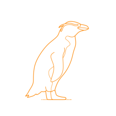 Animals Penguins Fiordland Penguin Stencil Svg Vector, Free Vectors File